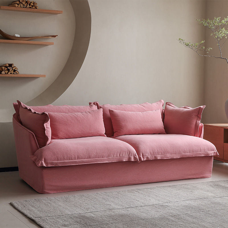 2.14m 粉色超宽坐深沙发