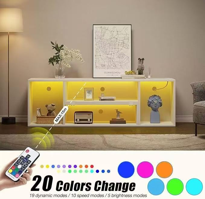 LED 灯可拉伸电视柜tv stand