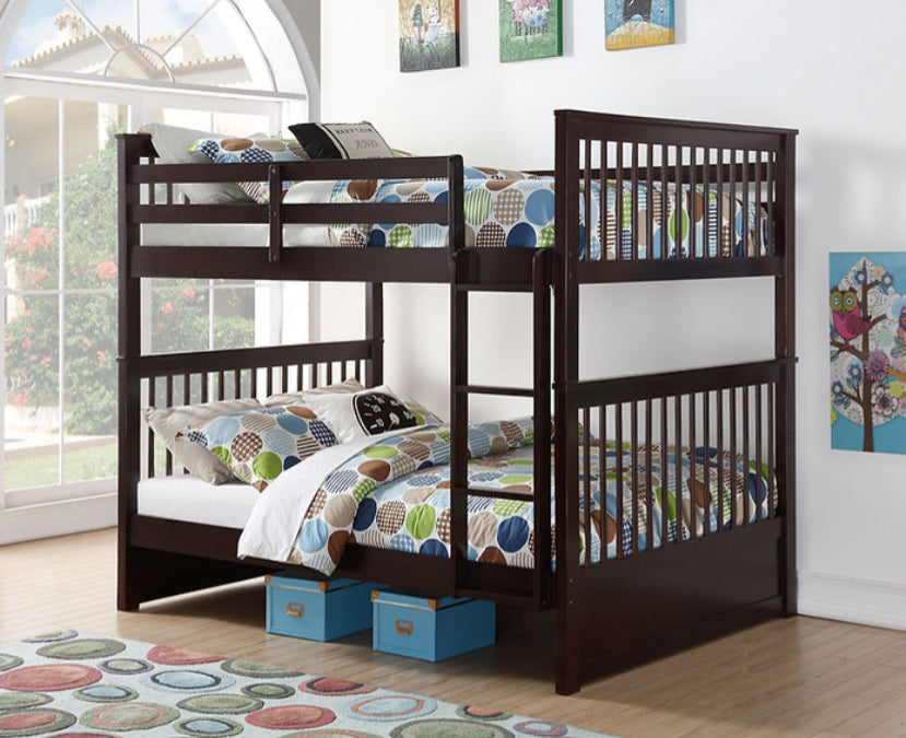 B-123-EX Double/Double Bunk Bed
