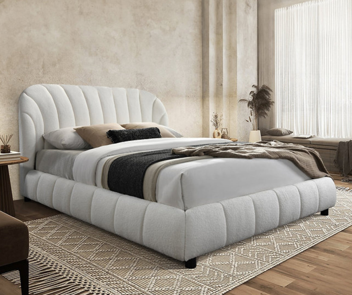 cloud-like look bed frame