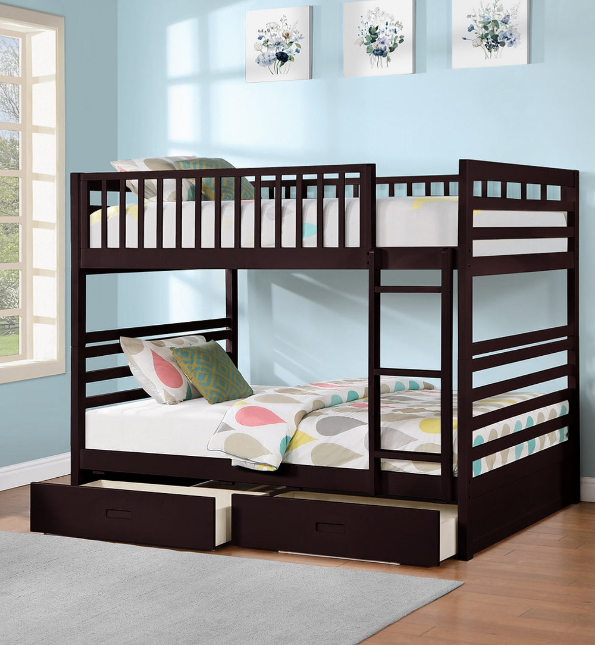 B115 Double/Double Bunk Bed