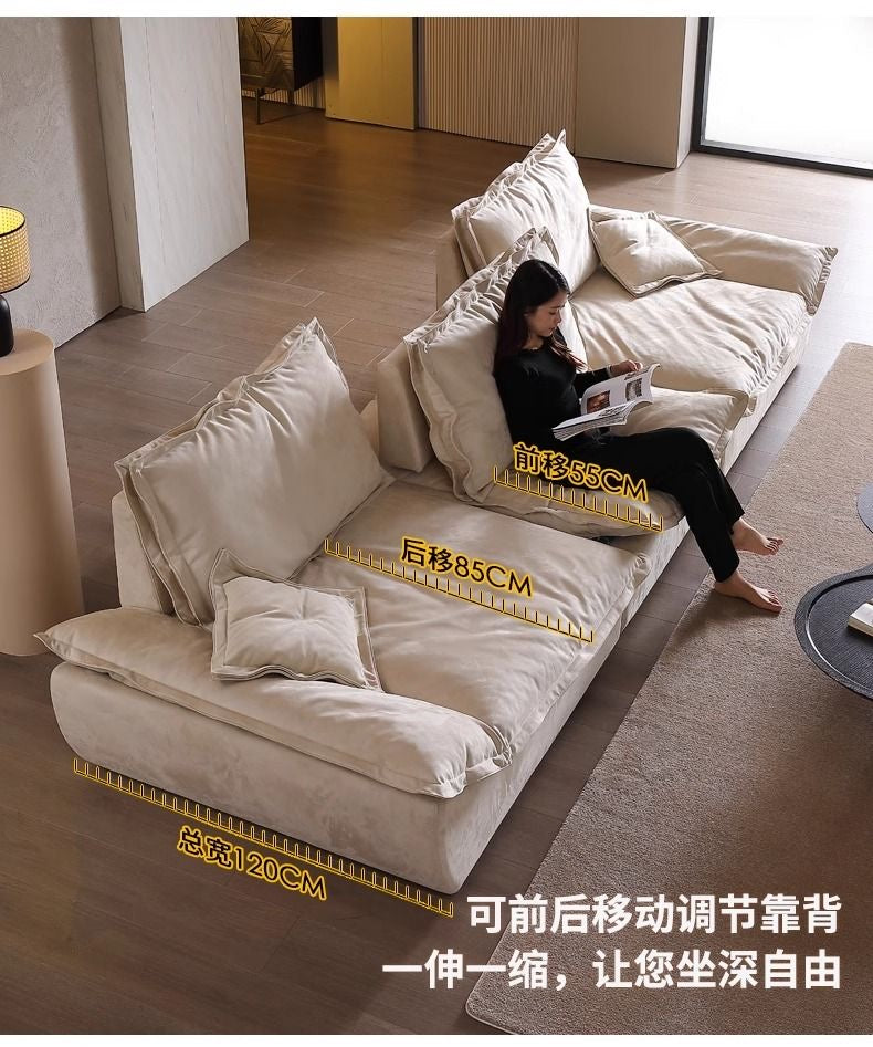 2.4m可调节靠背帆船沙发