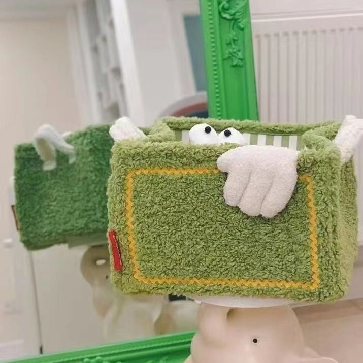 30*25*20cm小号小怪兽毛绒收纳框