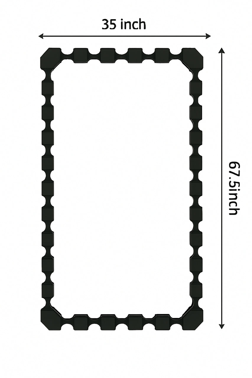 171cm 酷黑简约全身镜