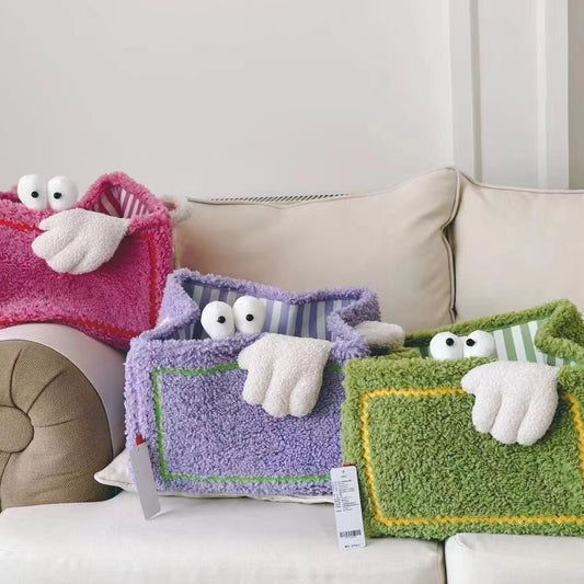 40*30*25cm 大号小怪兽毛绒收纳框