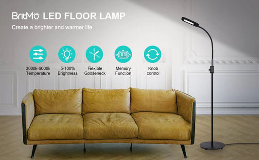 简约落地阅读灯lamp