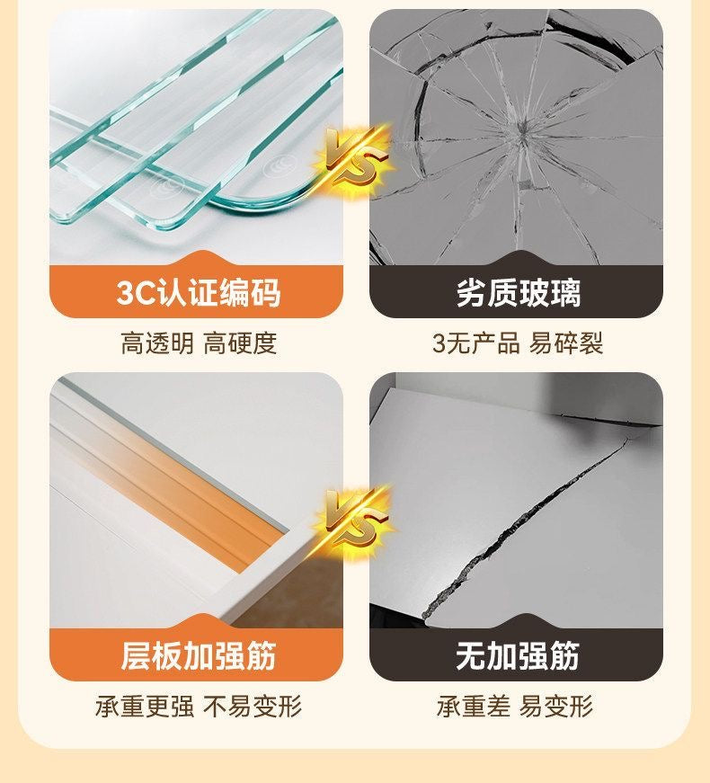 （九月）1.83m天蓝多巴胺钢制玻璃收纳展示柜铁艺置物柜