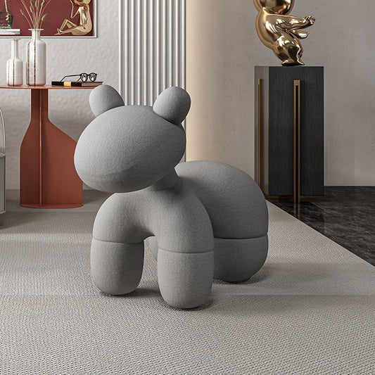 85cm 网红灰色小马椅坐骑