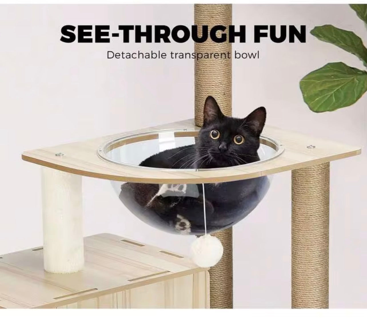 豪华太空舱猫树猫爬架