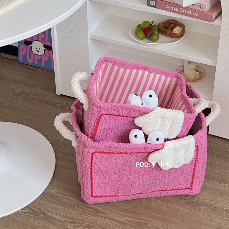 40*30*25cm 大号小怪兽毛绒收纳框