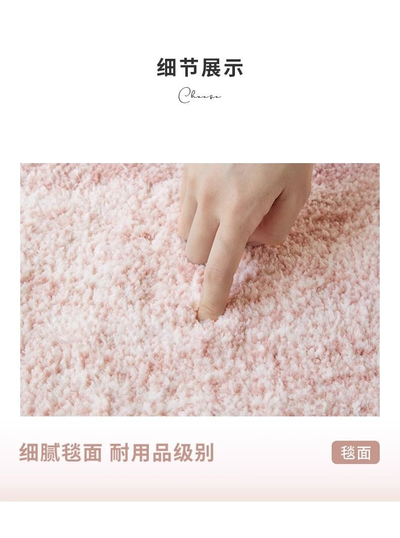 150*200cm 春日粉羊羔绒高级感地毯