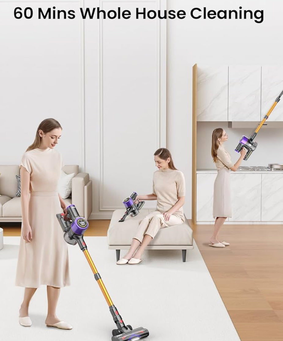 Cordless Vacuum Cleaner 550W 45Kpa Vacuum Cleaners吸尘器