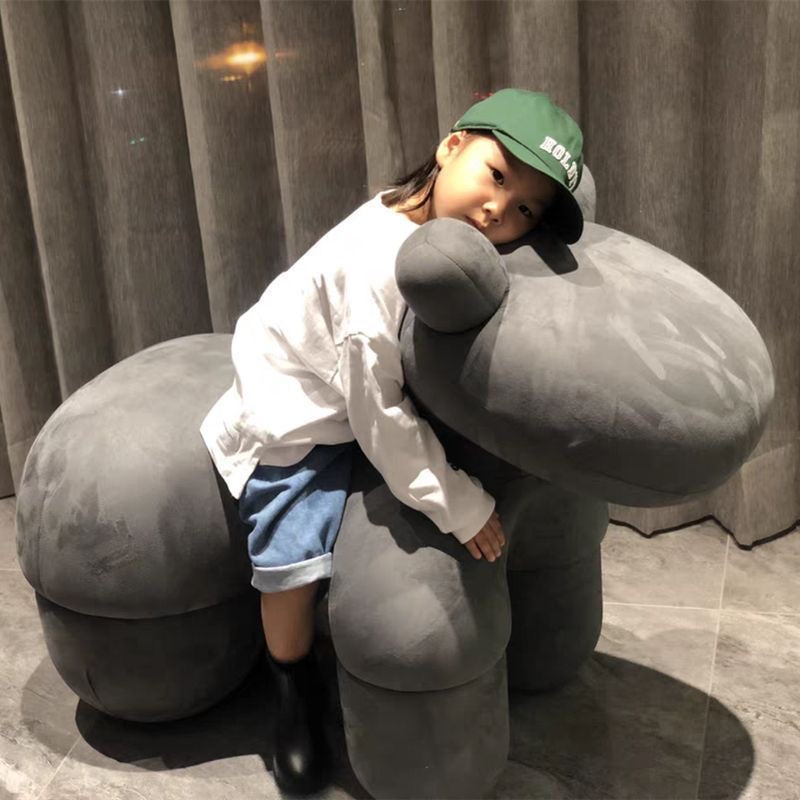 85cm 网红灰色小马椅坐骑