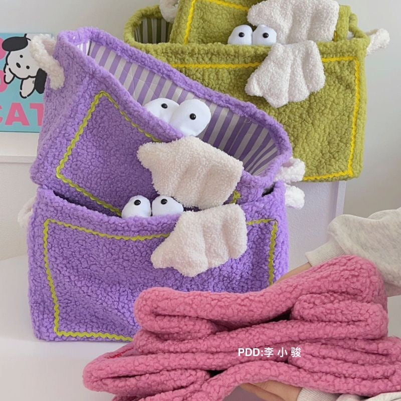 40*30*25cm 大号小怪兽毛绒收纳框