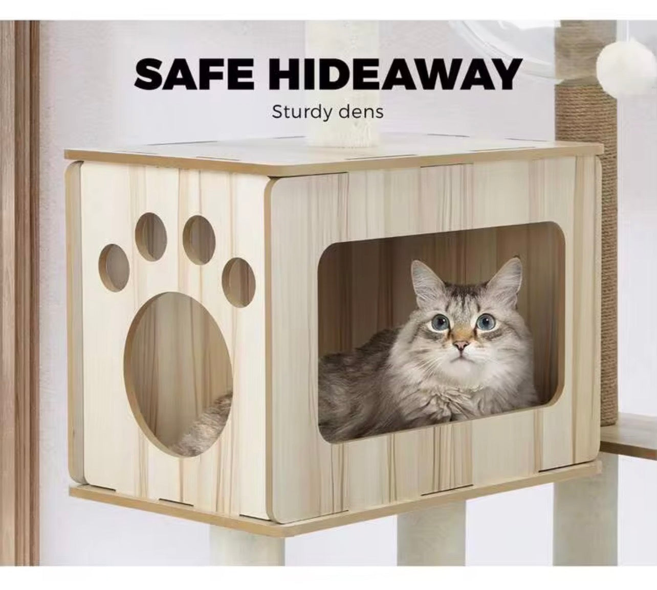 豪华太空舱猫树猫爬架