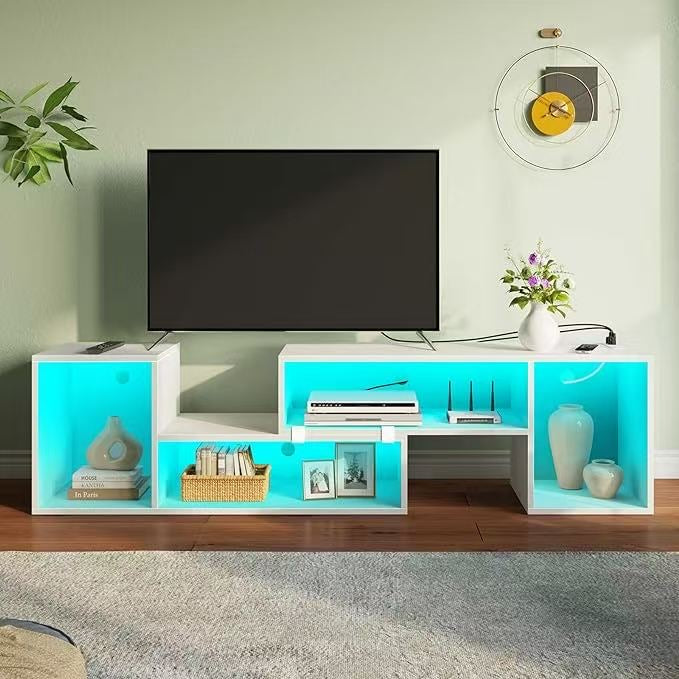 LED 灯可拉伸电视柜tv stand