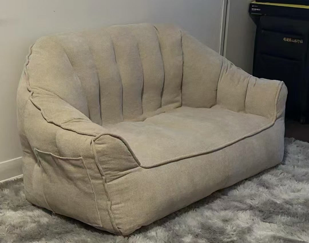 Khaki double size beanbag