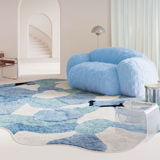 140*200cm 异形苔藓免打理防羊羔绒地毯rug