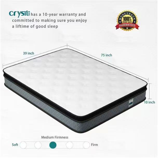 Crysili Medium Firmness Mattress（适中偏软）