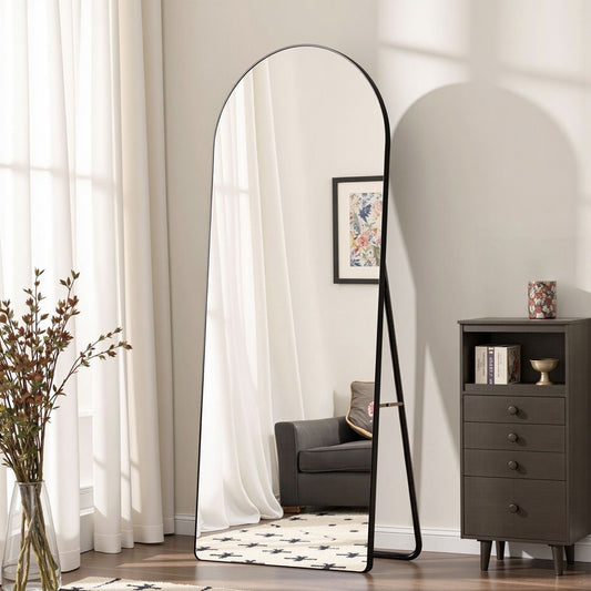 162cm floor length mirror （black）