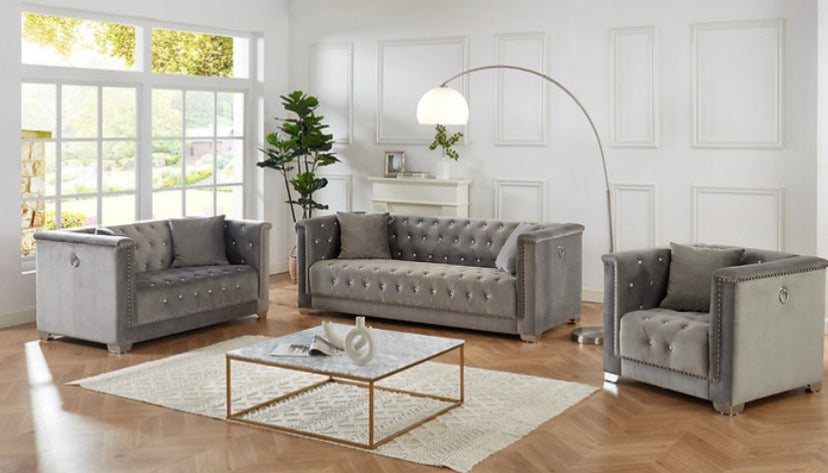grey sofa set