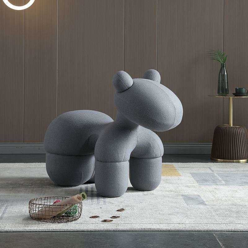 85cm 网红灰色小马椅坐骑