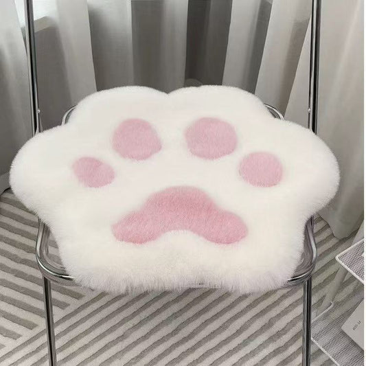 毛绒猫爪坐垫
