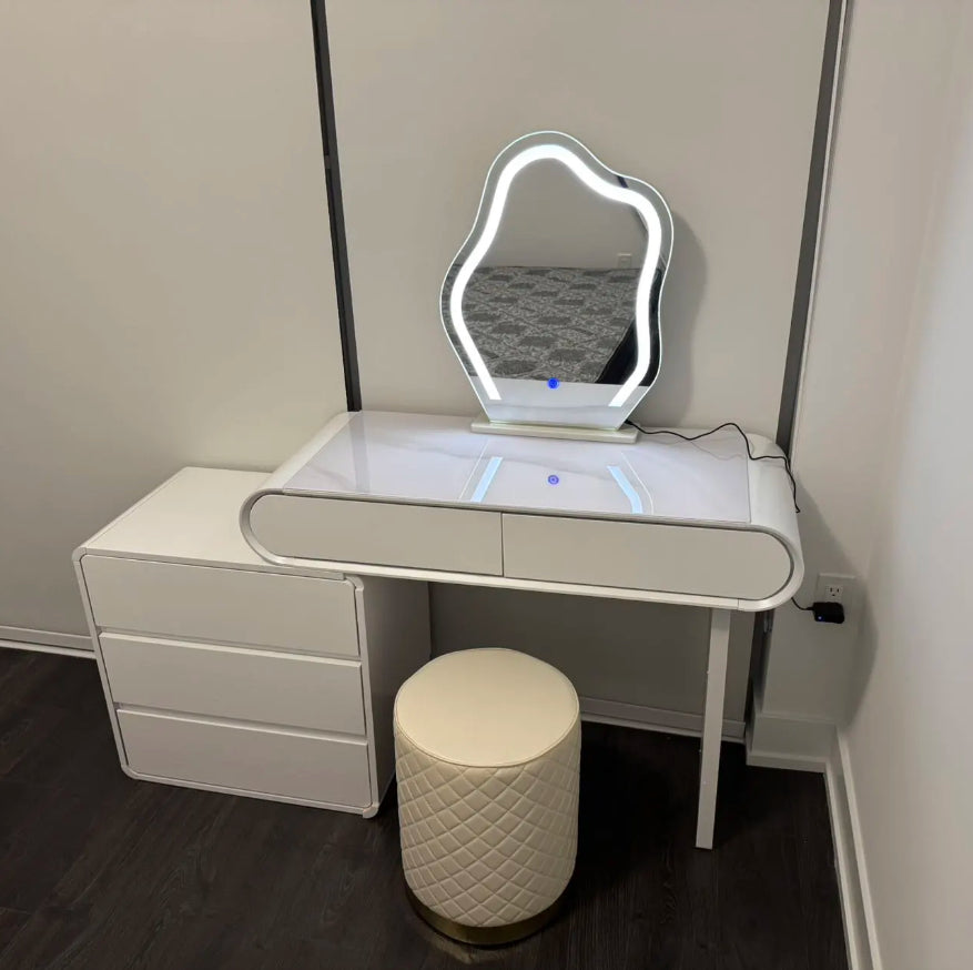 100cm+60cm云朵Led三色梳妆台（整装）