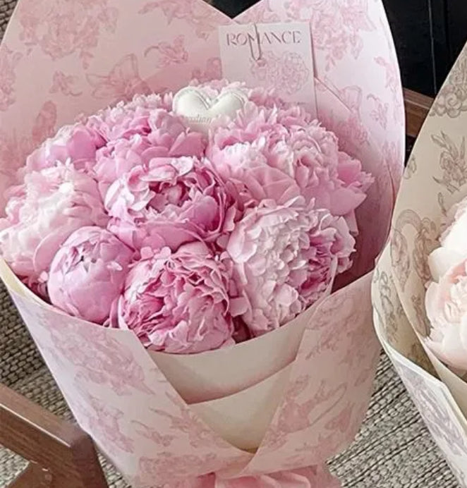法式花园芍药花束