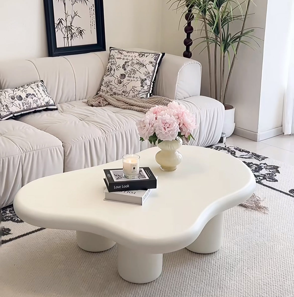 奶油云朵茶几cloud coffee table