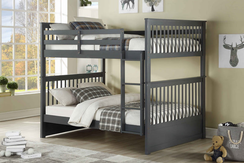 B-123-EX Double/Double Bunk Bed