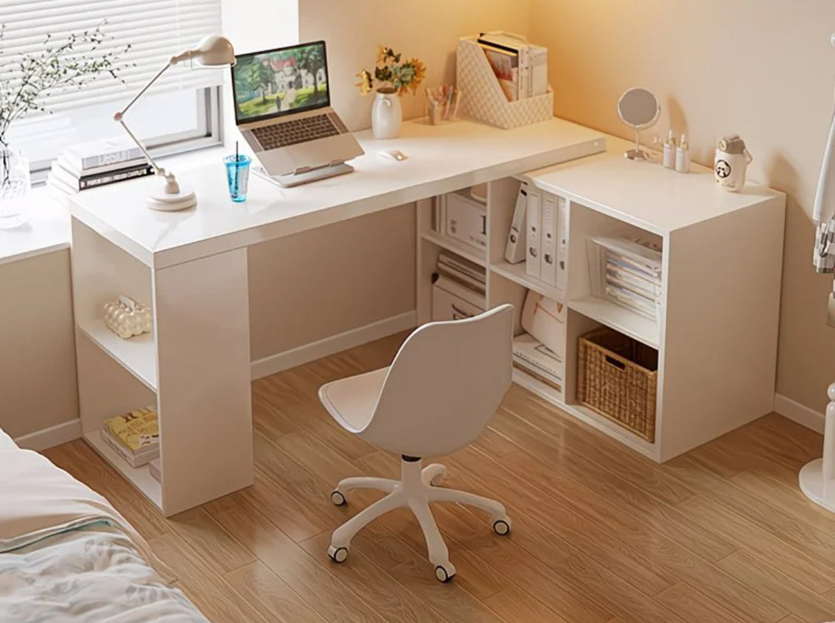 6 Cube Cubeicals Organizer Storage Bookcase with desk