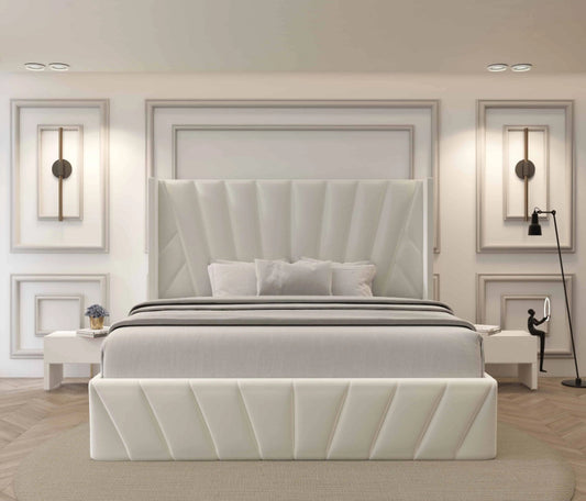 Ivory Eva Lift-Up Storage Bed