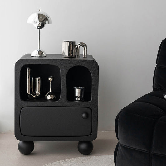 50cm 北欧黑色洞穴床头柜