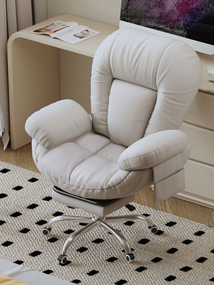 猫爪皮可躺网红泡芙椅office chair