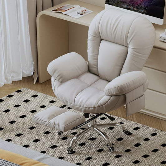 猫爪皮可躺网红泡芙椅office chair