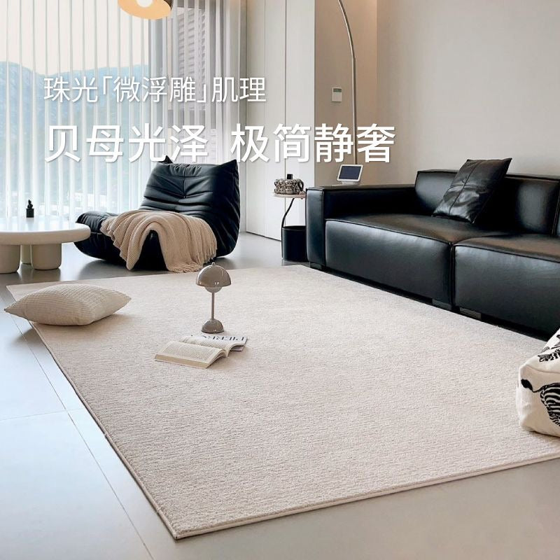 1.6x2.3m 黑科技奶油风防水防污耐脏免洗可擦地毯Rug