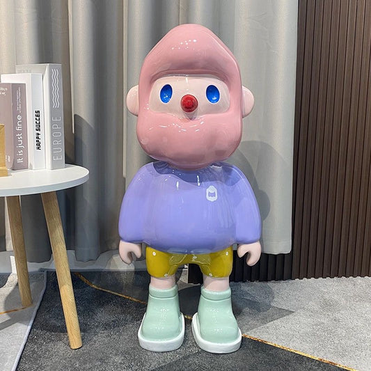 80cm bob男友大号落地摆件网红潮玩手办