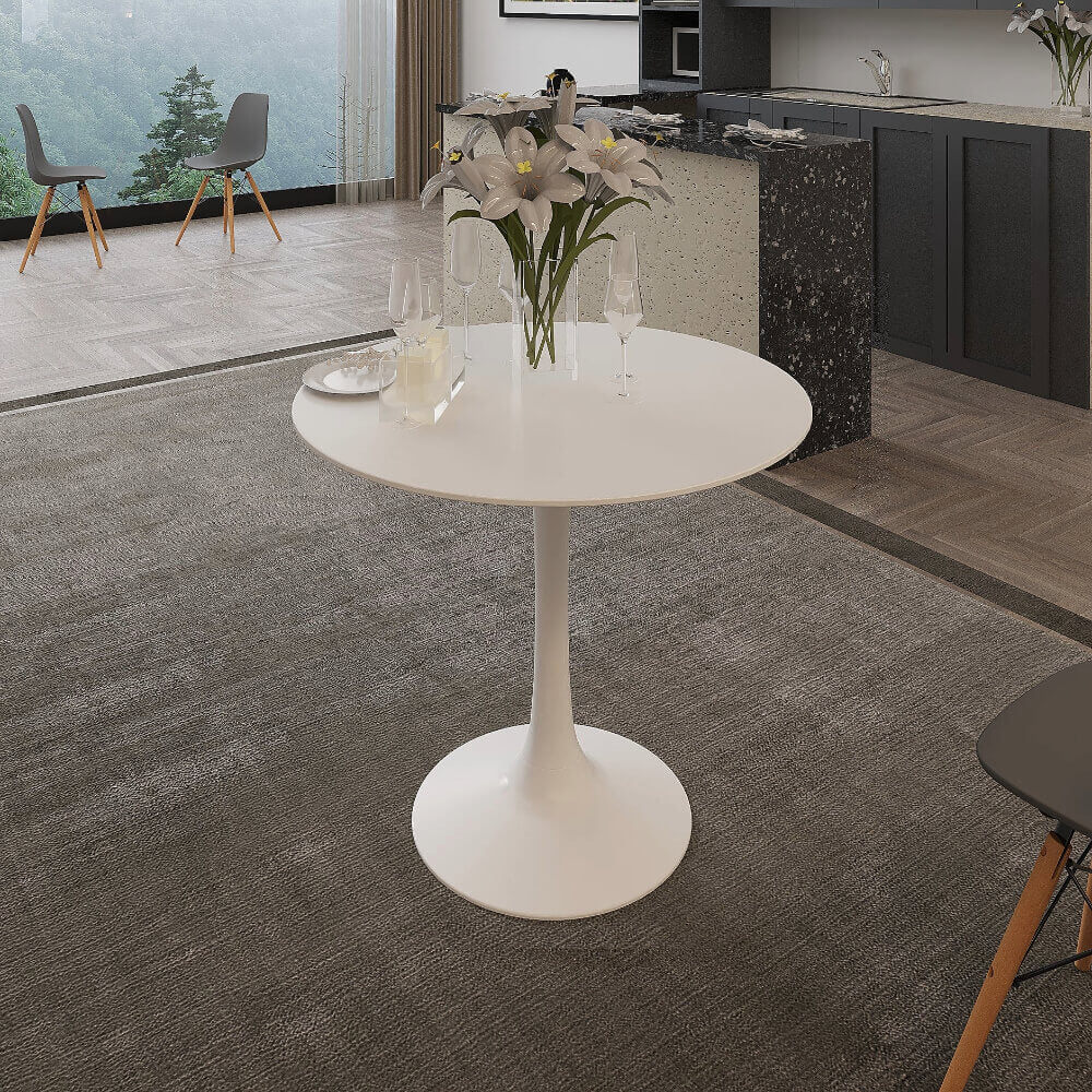 百搭韩式圆桌Tulip Mid Century Modern Dining Table
