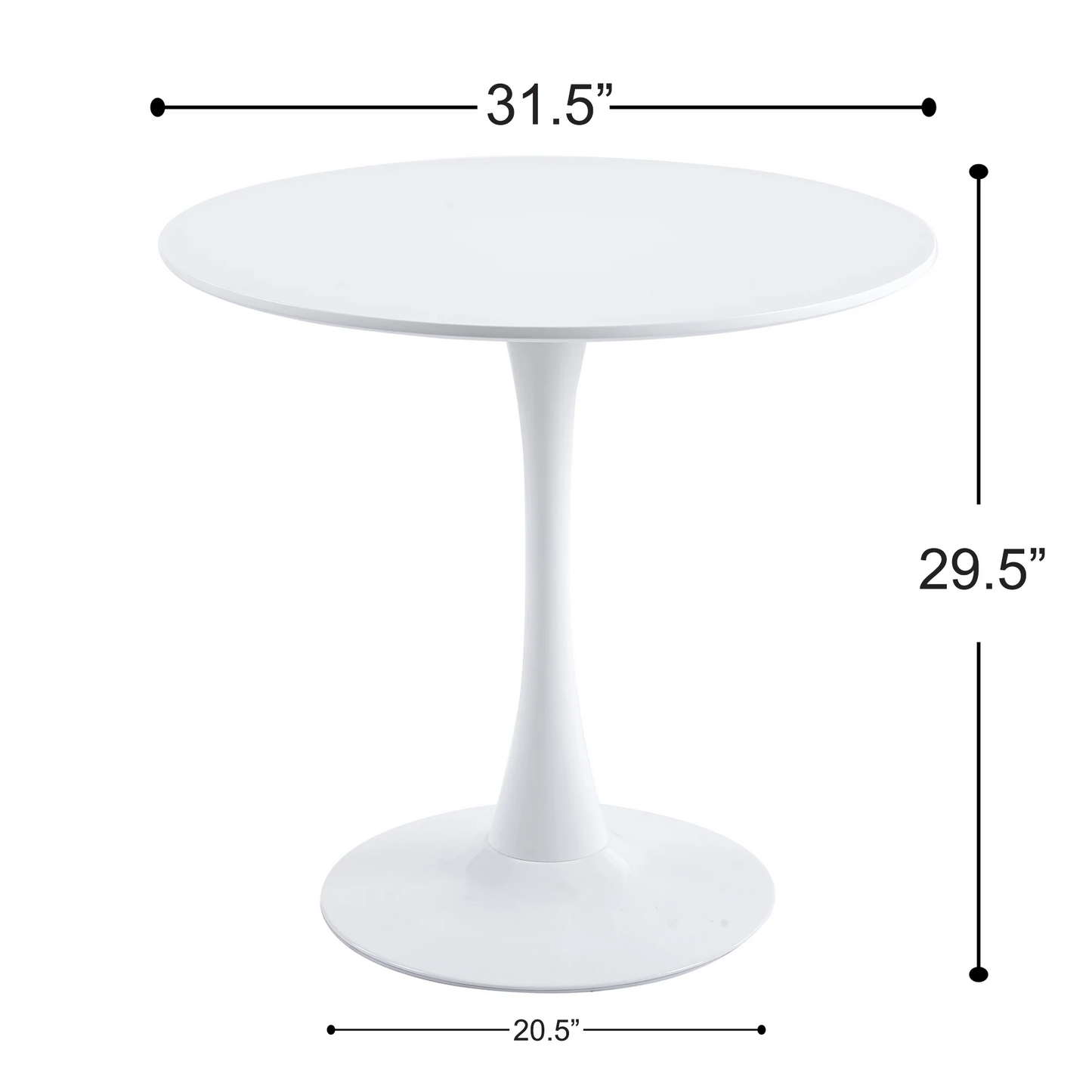 百搭韩式圆桌Tulip Mid Century Modern Dining Table