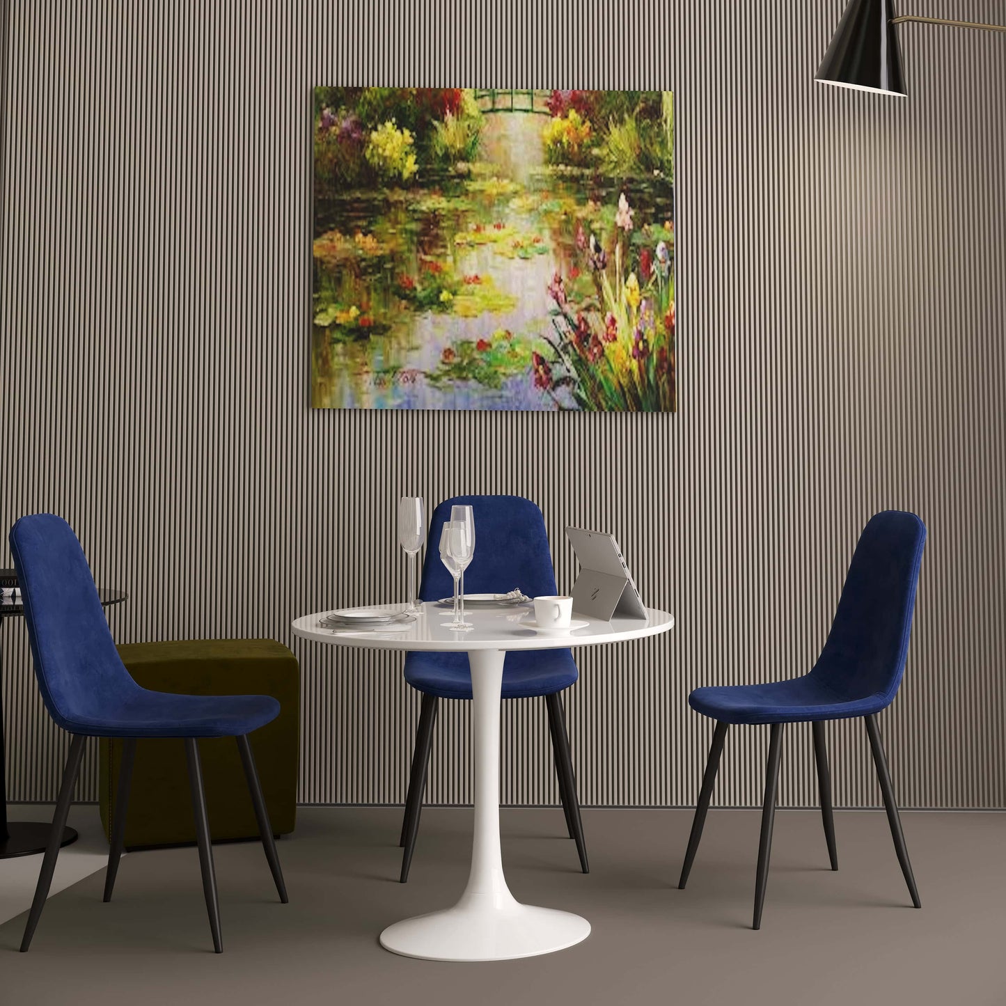 百搭韩式圆桌Tulip Mid Century Modern Dining Table