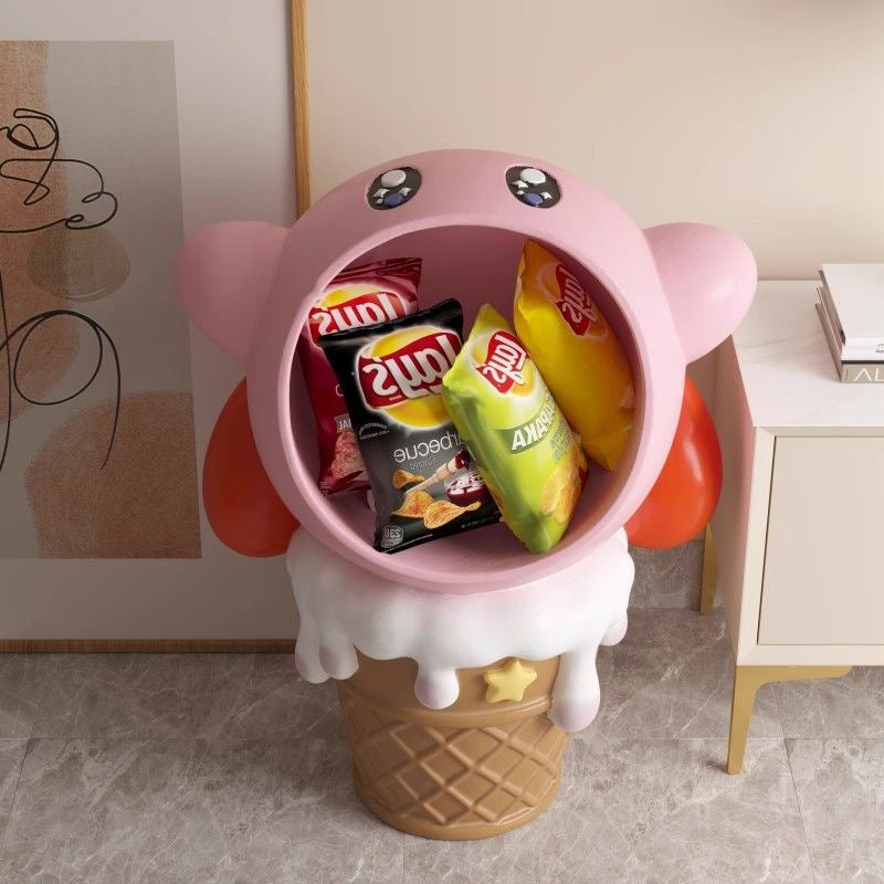 星之卡比冰淇淋零食收纳置物架