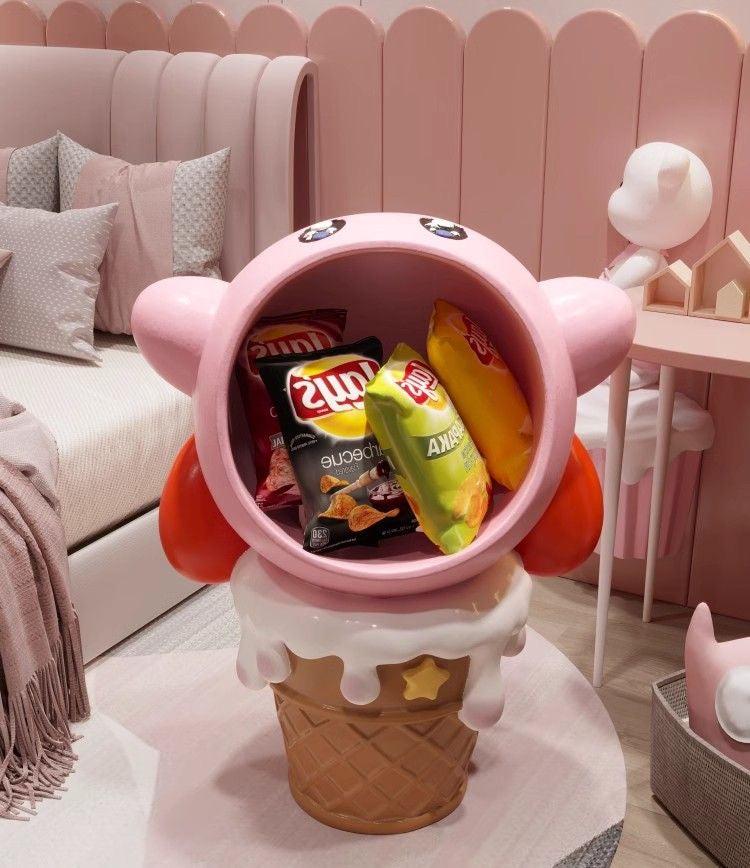 星之卡比冰淇淋零食收纳置物架