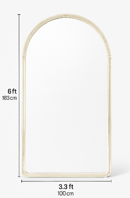 183cm奶油全身镜