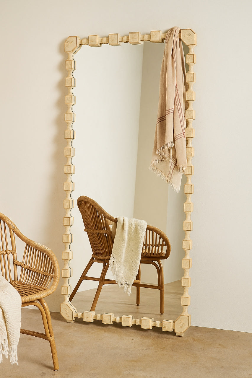 171cm 奶油简约全身镜