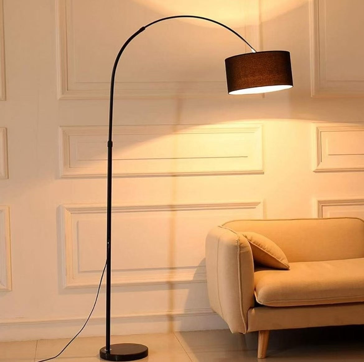 轻奢落地钓鱼灯black floor lamp