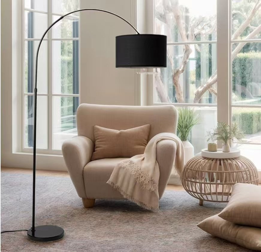 轻奢落地钓鱼灯black floor lamp