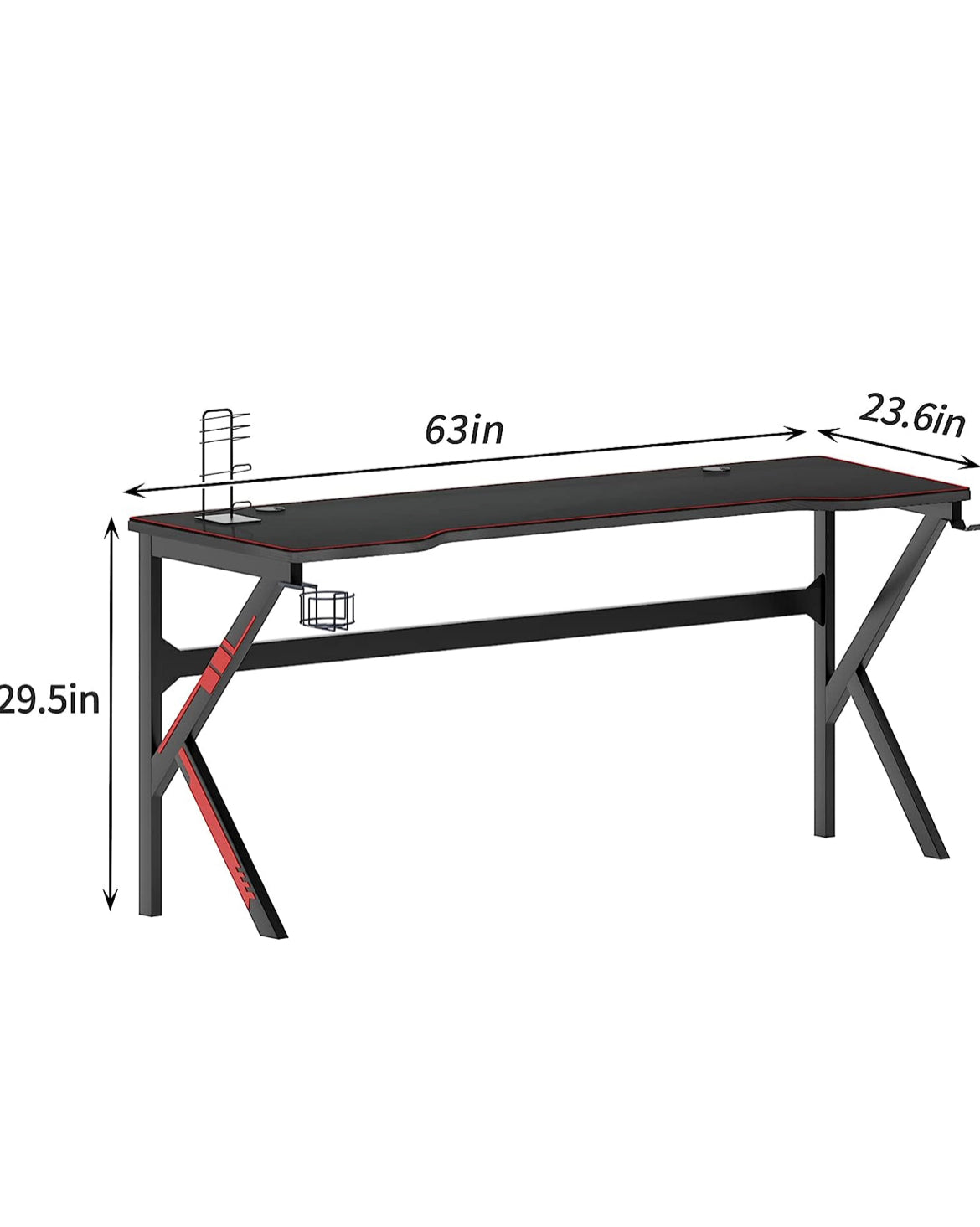 63 inch gaming desk