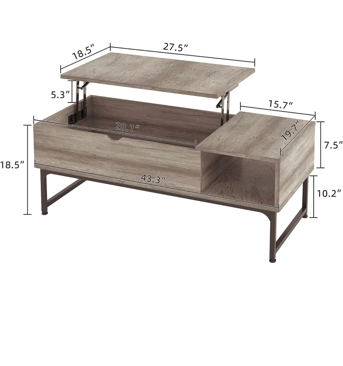 Lift Top Coffee Table