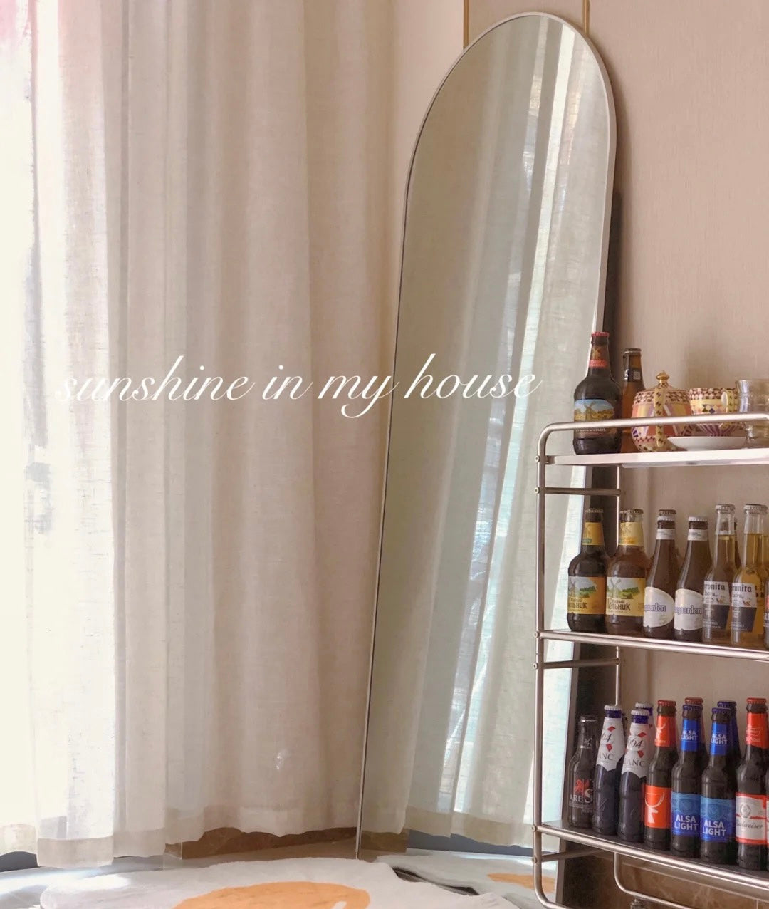 65"×22"Smooth Arched Top Mirror